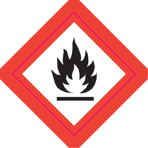 Flammable Vinyl Label 1 - Safe Signs
