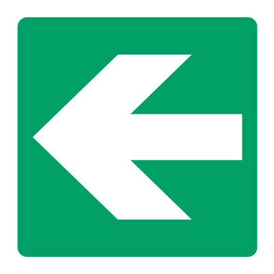 Left Arrow Sign - Safe Signs