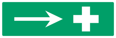 Right Arrow First Aid Sign - Safe Signs