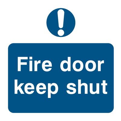 Fire door keep shut Sign Portrait - Safe Signs