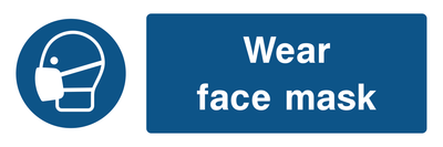 Wear Face Mask Sign 1 - Safe Signs