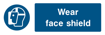 Wear Face Shield Sign 1 - Safe Signs