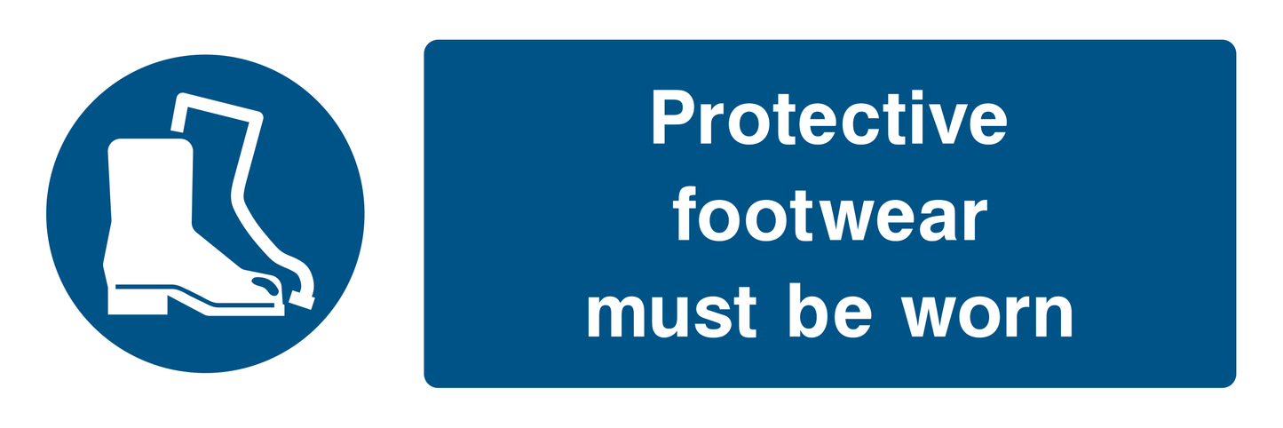 Protective Footwear Must Be Worn Sign 1 - Safe Signs