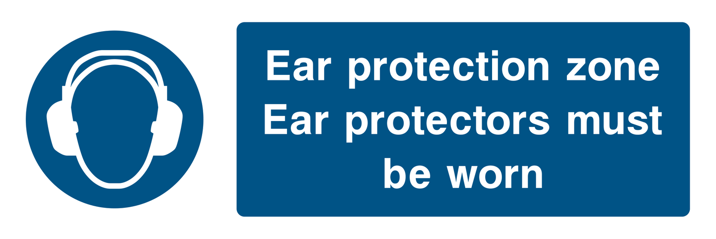 Ear Protection Zone Sign 1 - Safe Signs
