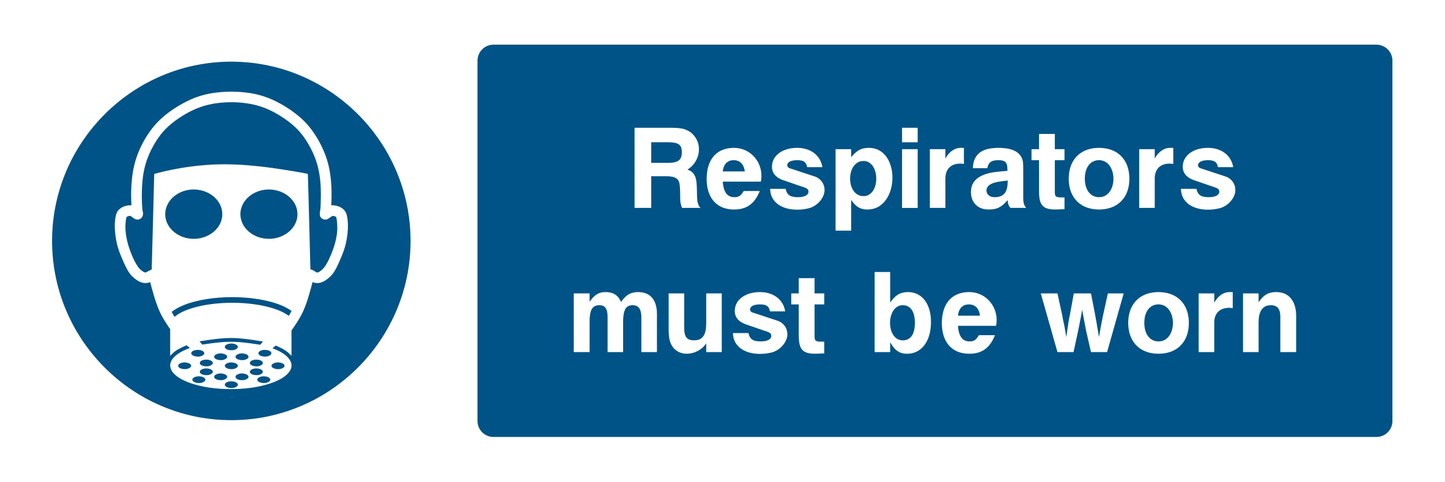 Respirators Must Be Worn Sign 1 - Safe Signs