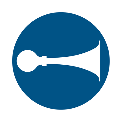 Sound Horn Sign - Safe Signs
