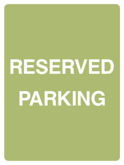 Reserved parking Sign 2 - Safe Signs