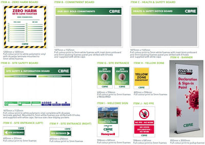 Enhancing Site Safety Through Bespoke Signage: Safe Signs’ Collaboration with CBRE