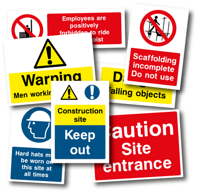 All site safety signage