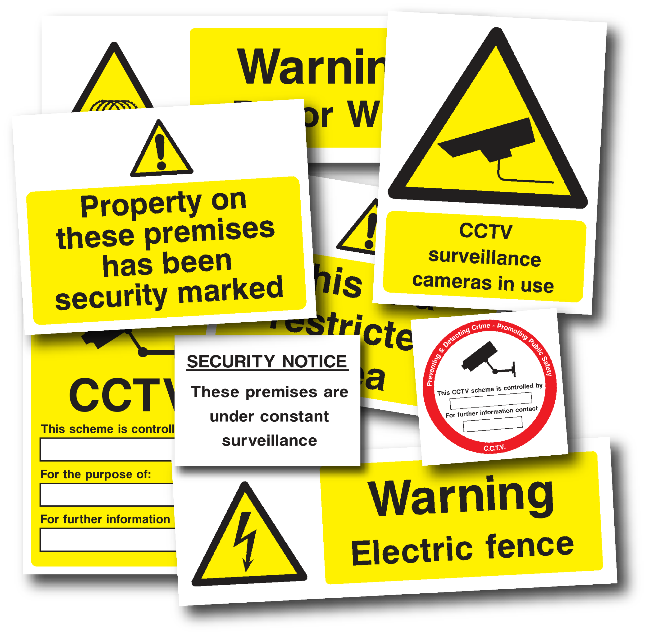 Security Considerations Sign CCTV & Security Signage by Safe Signs