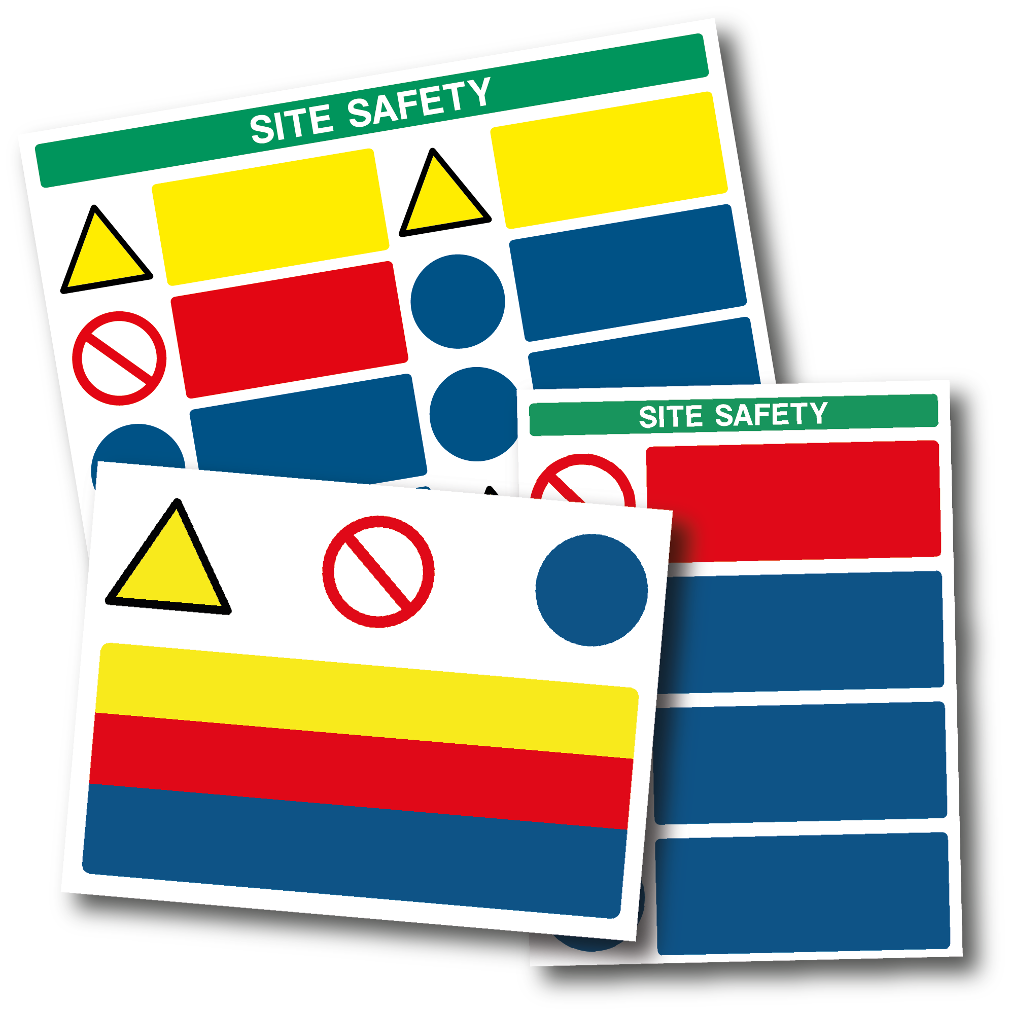 Custom Multi Message Site Safety Signage by Safe Signs