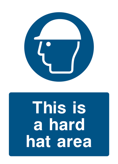 Hard Hat Area Sign - Safe Signs