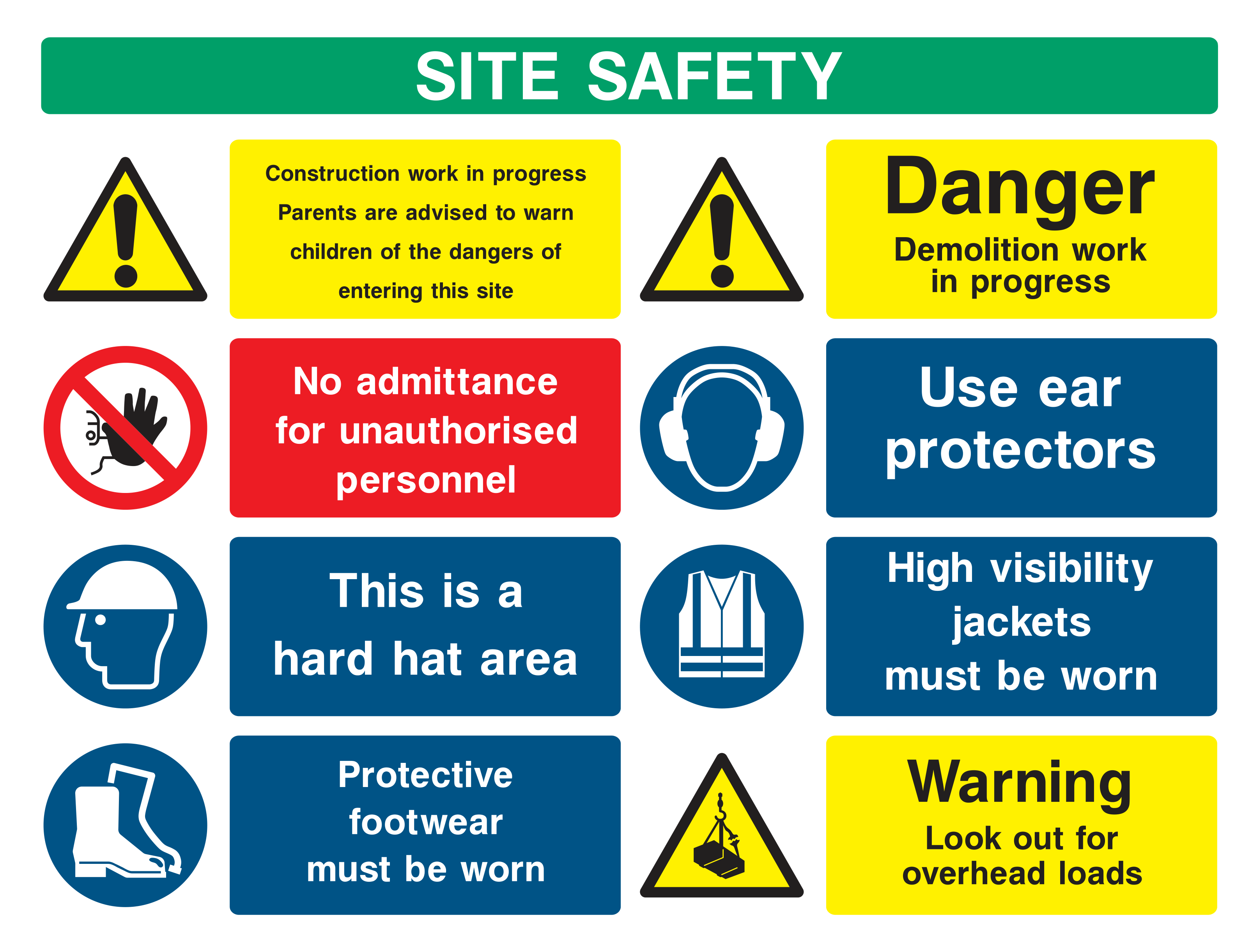 Site Safety v1 Sign by Safe Signs