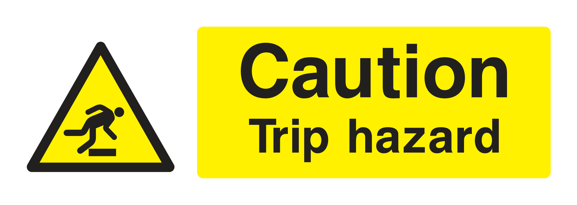 Caution Trip Hazard Sign - Safe Signs