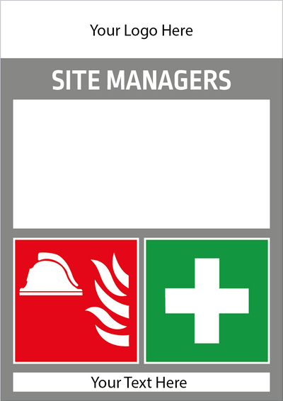 Custom Site Managers Board A3 Sign - Safe Signs