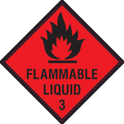 Flammable Liquid Self Adhesive Vinyl - Safe Signs