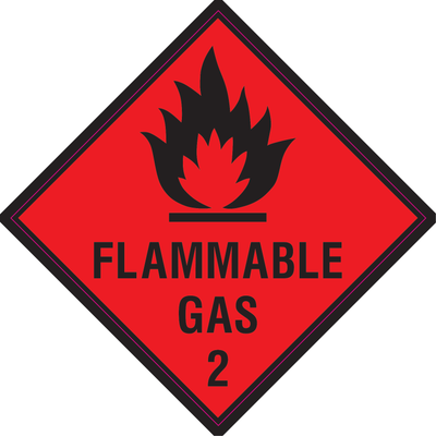 Flammable Gas Vinyl - Safe Signs