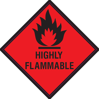 Highly Flammable Vinyl - Safe Signs