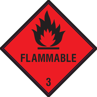 Flammable Vinyl - Safe Signs