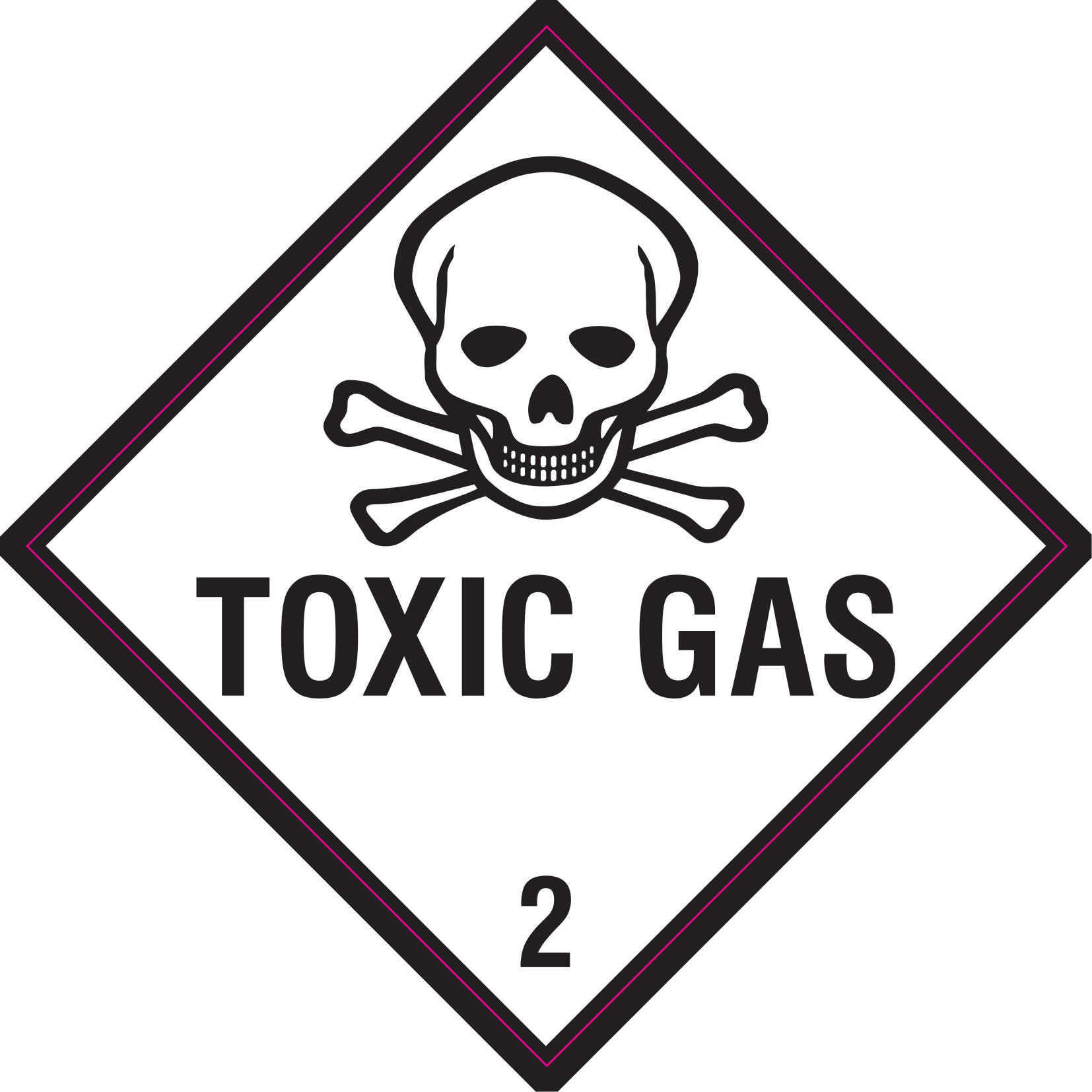 Toxic Gas Vinyl - Safe Signs