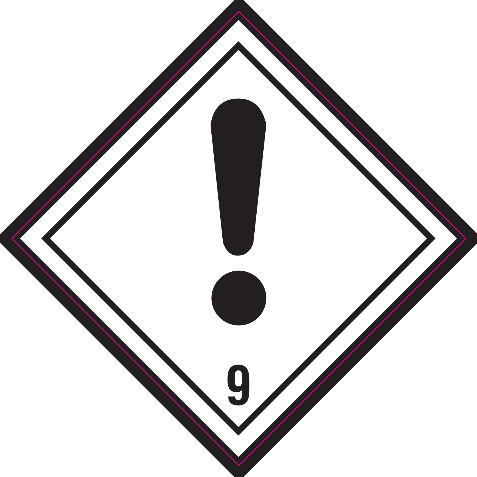 Exclamation Mark Vinyl - Safe Signs