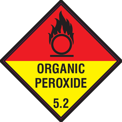 Organic Peroxide Vinyl - Safe Signs