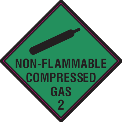 Non Flammable Compressed Gas Vinyl - Safe Signs