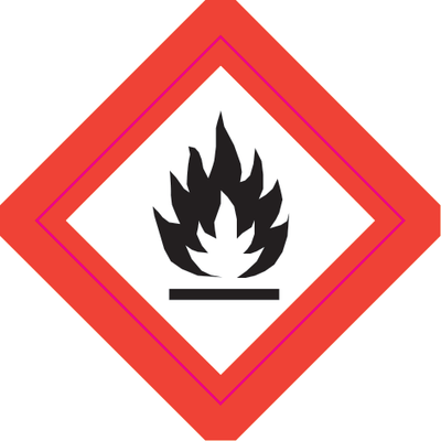 Flammable Vinyl Label - Safe Signs