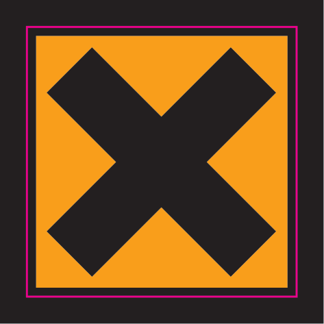 Harmful Vinyl Label - Safe Signs