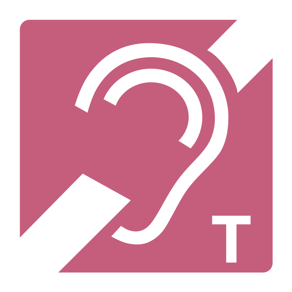 Hearing Loop Sign by Safe Signs