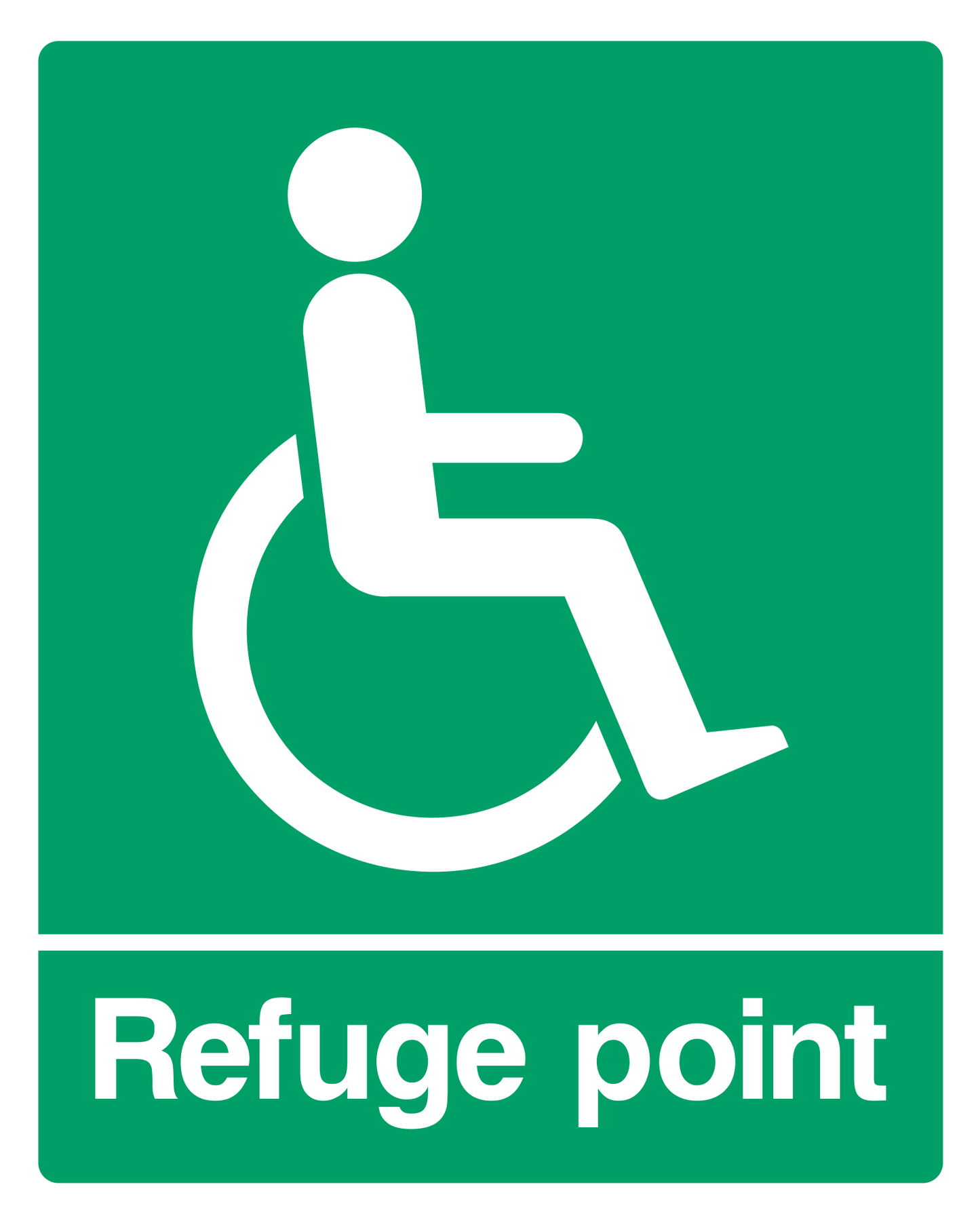 Refuge Point Sign - Safe Signs