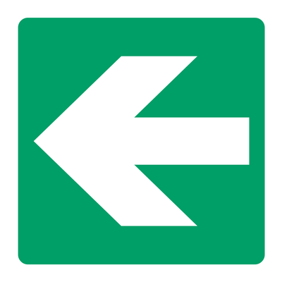 Left Arrow Sign - Safe Signs