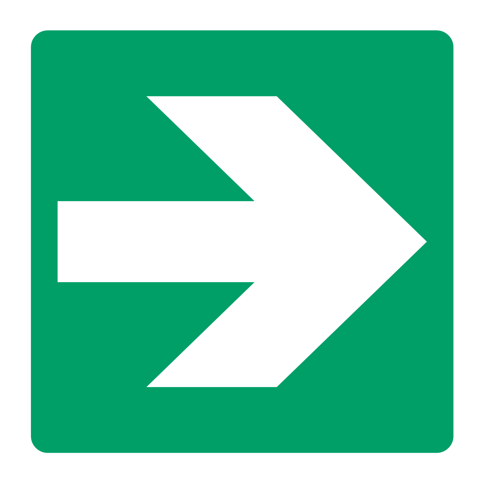 Flash Right Sign Right Arrow Sign by Safe Signs