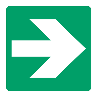 Right Arrow Sign - Safe Signs