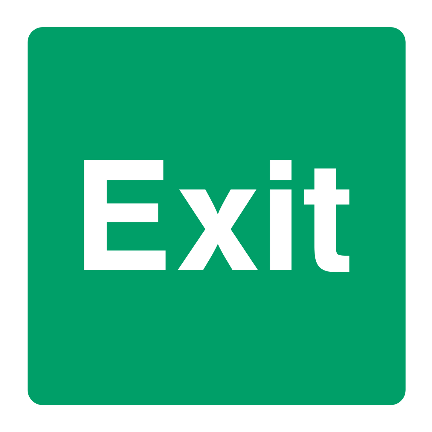 Exit Sign - Safe Signs