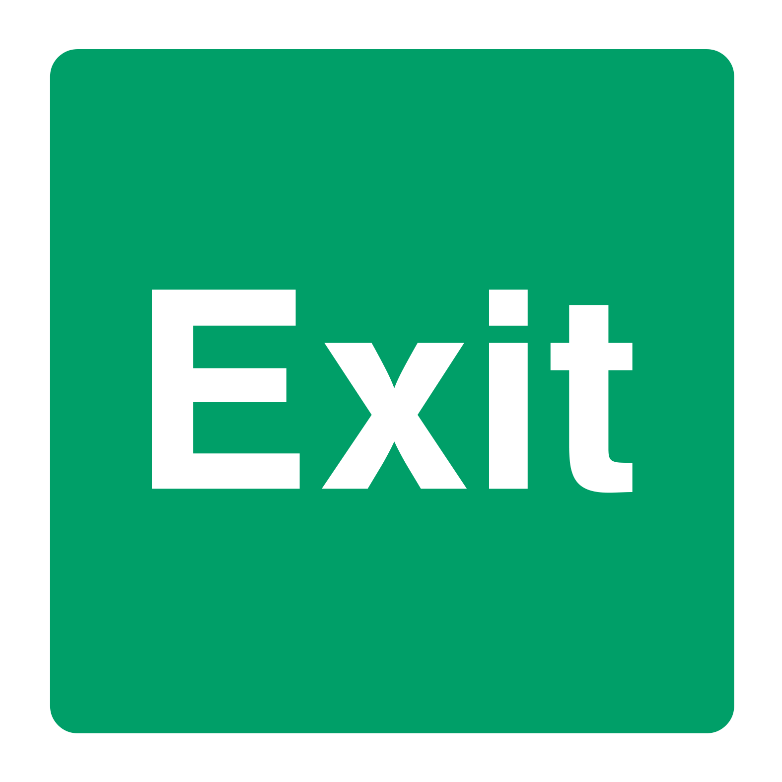 Exit Sign - Safe Signs