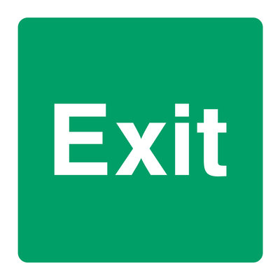 Exit Sign - Safe Signs