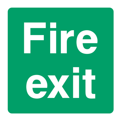 Fire exit Sign - Safe Signs