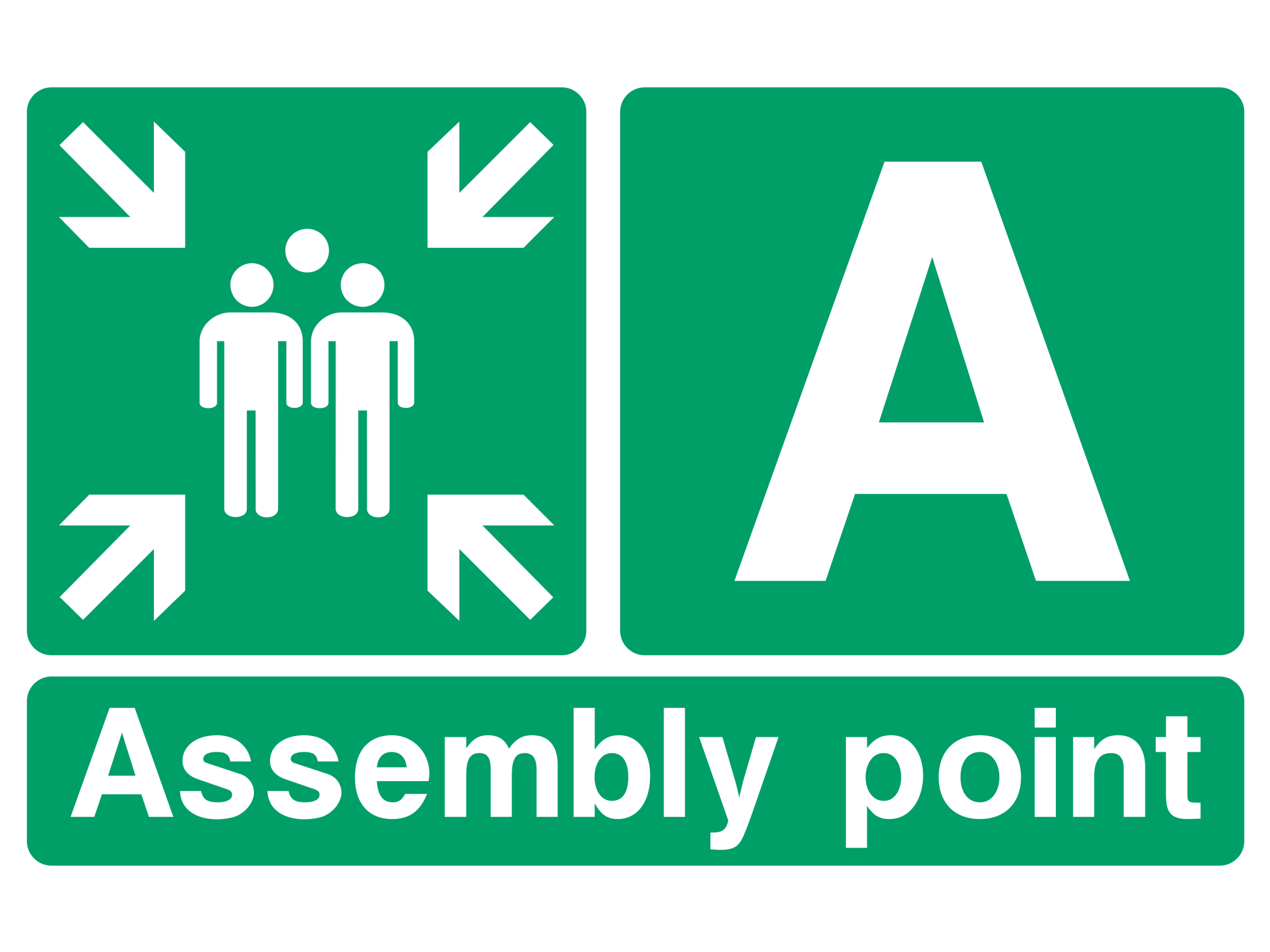 Assembly Point A Sign - Safe Signs