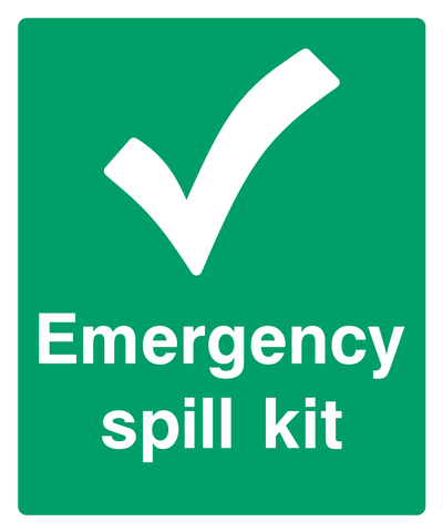 Emergency spill kit Sign - Safe Signs