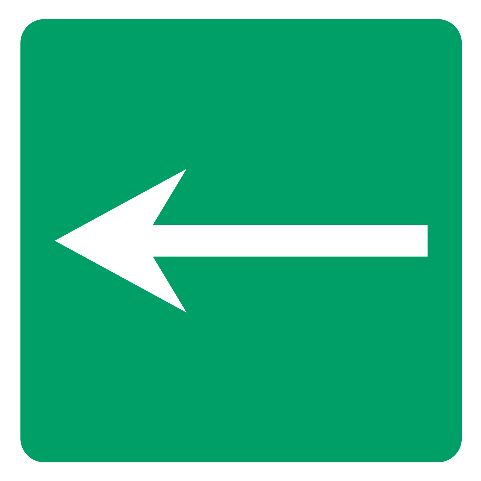 Arrow Left Sign - Safe Signs