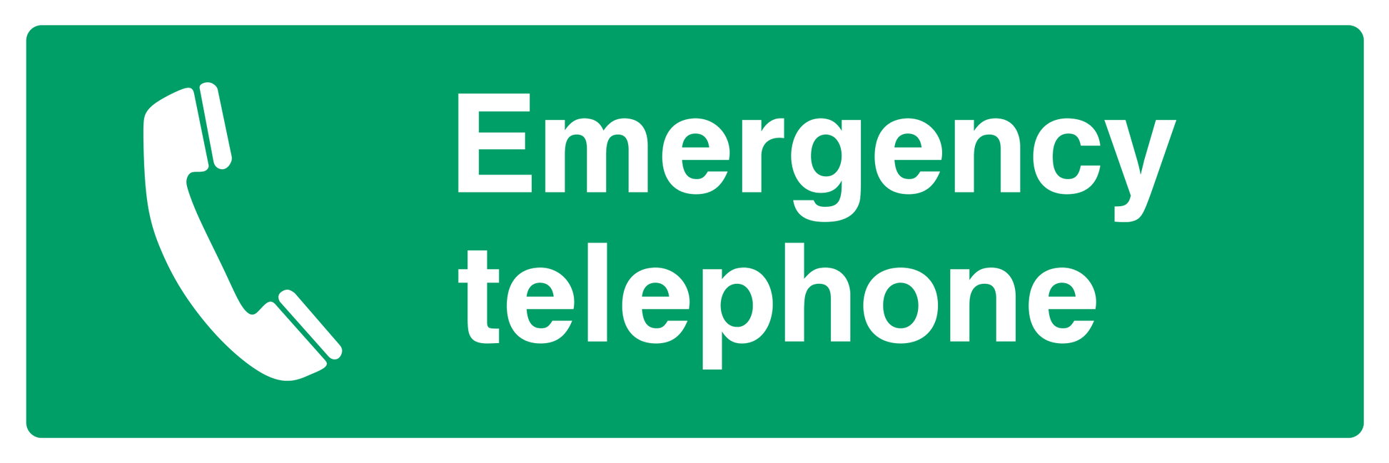 Emergency telephone Sign - Safe Signs