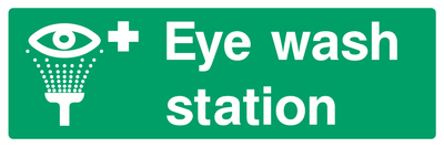 Eye wash station Sign - Safe Signs