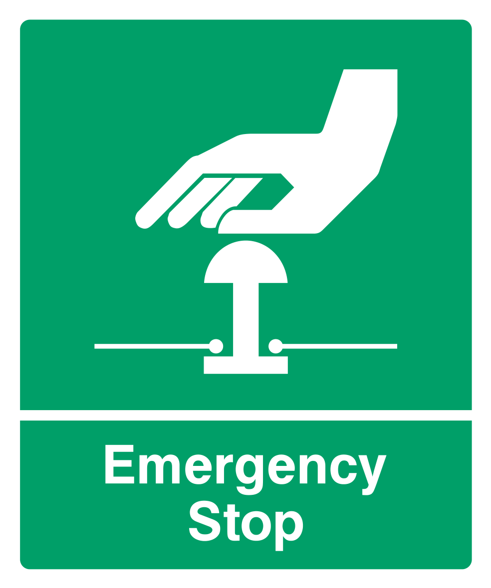 Emergency Stop Sign - Safe Signs