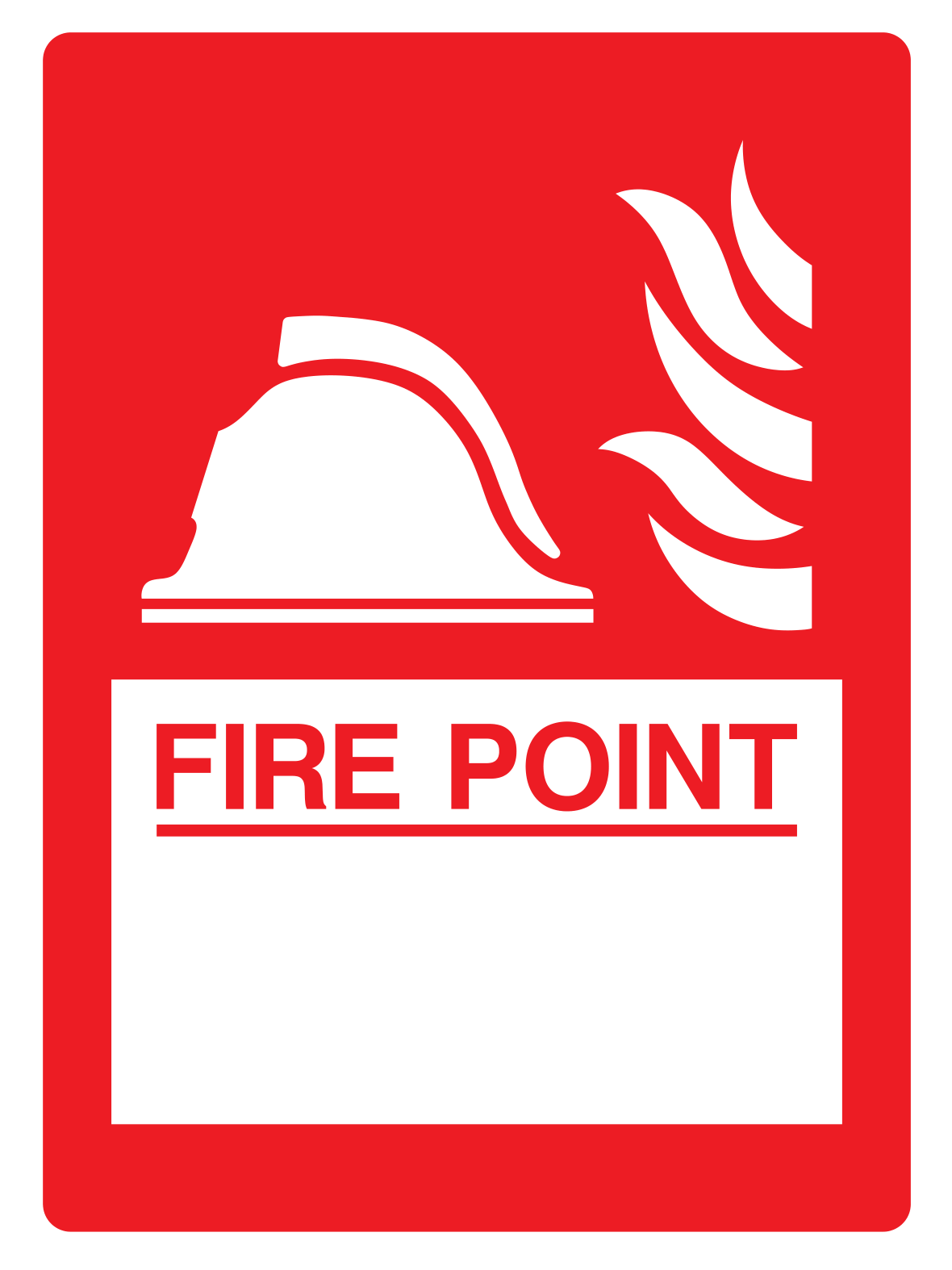 Fire Point____ Sign - Safe Signs