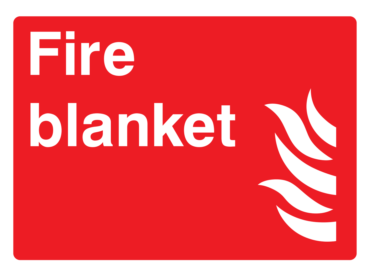 Fire blanket Sign - Safe Signs