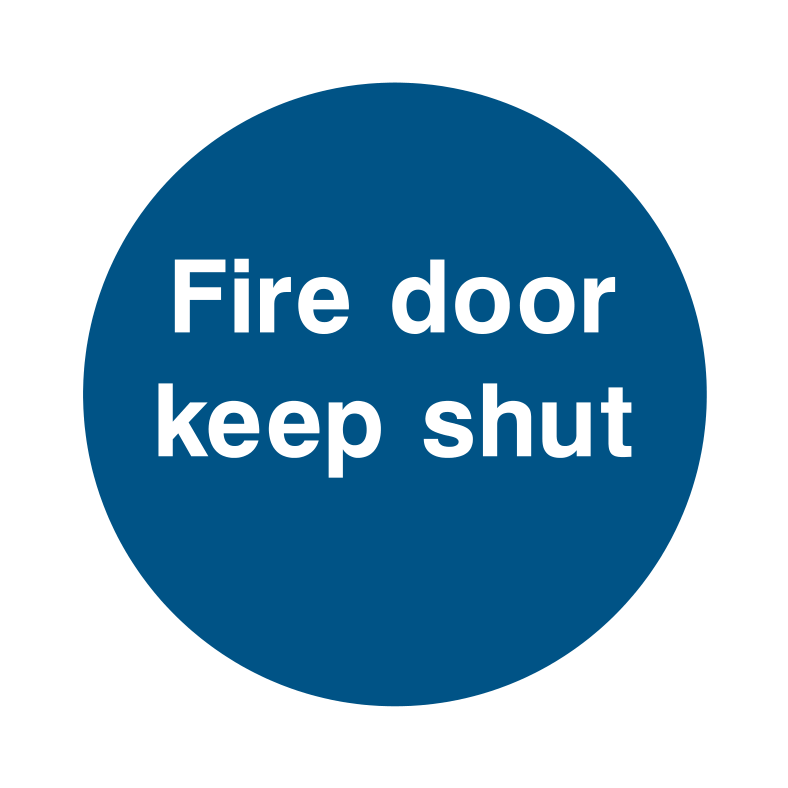 Fire door keep shut Sign - Safe Signs