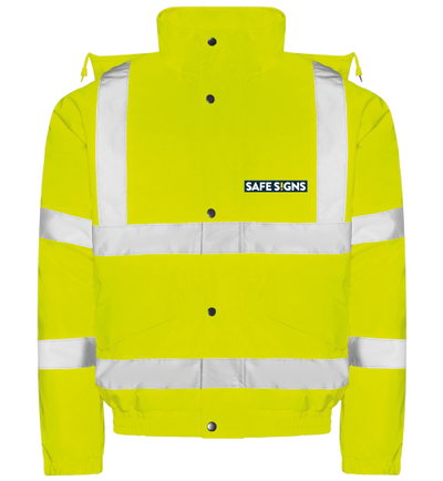 Customisable Hi Viz Jacket Yellow - Safe Signs