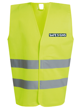 Customisable Hi Viz Vest Yellow - Safe Signs