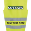 Customisable Hi Viz Vest Yellow - Safe Signs